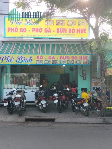 Cần sang quán PHỞ + BÚN BÒ mặt tiền đường Nguyễn Văn Tạo, Long Thới, Nhà Bè