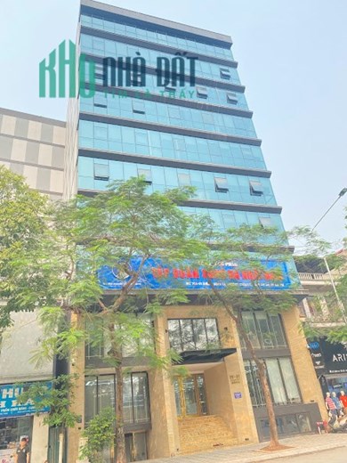 Bán tòa nhà 9 tầng mặt phố Dương Khuê, MT 18m cực khủng, Kinh doanh, 260m2, 115 tỷ