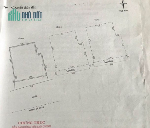 NHÀ 3 TẦNG MẶT TIỀN LÊ DUẨN – TRUNG TÂM THÀNH PHỐ