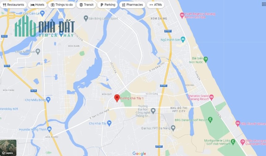 .Nhà Mặt Tiền Hoà Quý, gần UBND, Trường học , 150m2, 2 tầng, 3.4 tỷ