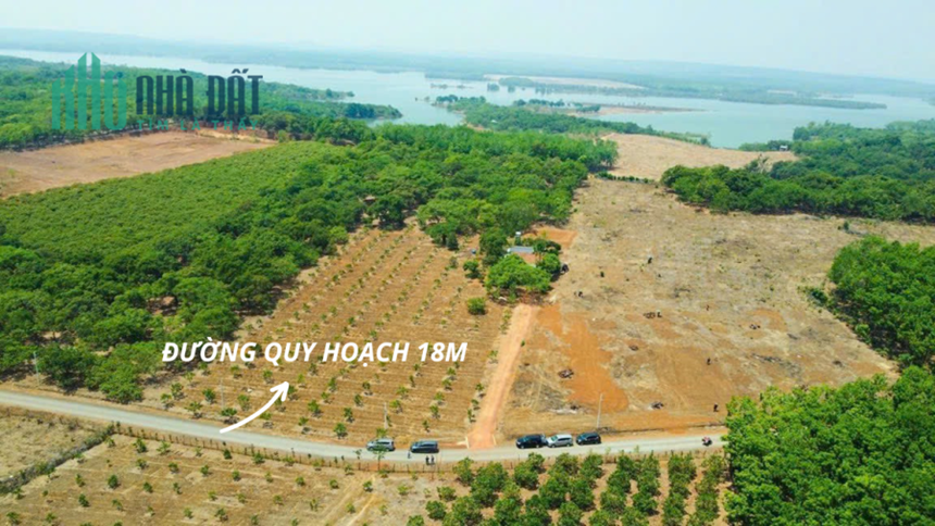 Đất view hồ Thác Mơ sổ sẵn có thổ cư giá 269triệu/nền
