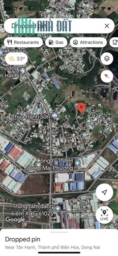 Bán lô đất Phạm Văn Diêu, P.Tân Hạnh, Biên Hoà Giá 1,6tỷ