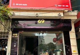 Sang nhượng cửa hàng 69b Kim ngưu dt 38m2- mặt tiền 4m. Nhà 3 tầng rộng rãi