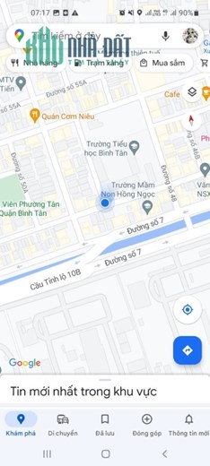 Nhà 100m2 mt ngang 5m Trần Văn Giàu đối diện cổng TRƯỜNG 9.8 Tỷ