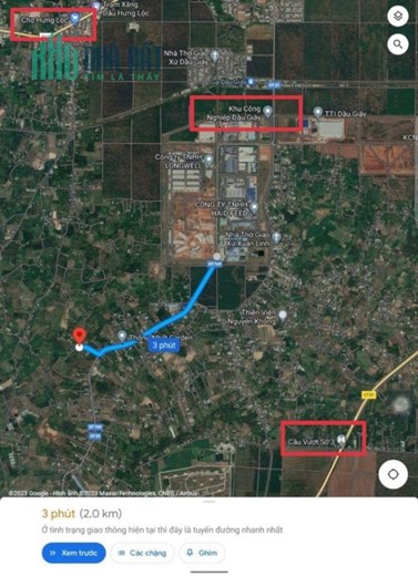 Bán đất sổ hồng riêng ngay KCN Dầu Giây, xã Hưng Lộc, H Thống nhất, Đồng Nai Ngân hàng hỗ trợ vay