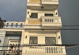 MẶT TIỀN KINH DOANH - ĐƯỜNG 12M HIỆP THÀNH QUẬN 12 - 79M2, 4 TẦNG, 5 PN. NHÀ MỚI Ở NGAY.