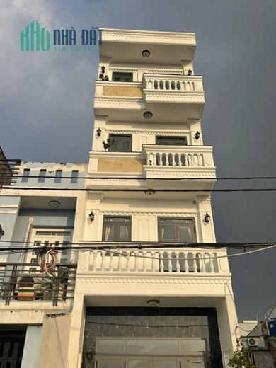 MẶT TIỀN KINH DOANH - ĐƯỜNG 12M HIỆP THÀNH QUẬN 12 - 79M2, 4 TẦNG, 5 PN. NHÀ MỚI Ở NGAY.