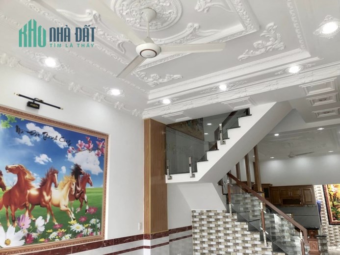 MẶT TIỀN KINH DOANH - ĐƯỜNG 12M HIỆP THÀNH QUẬN 12 - 79M2, 4 TẦNG, 5 PN. NHÀ MỚI Ở NGAY.