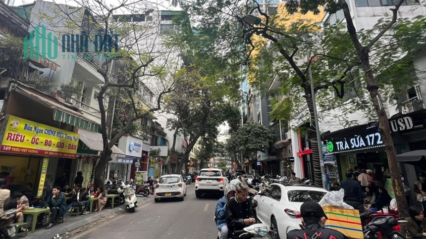 BÁN NHÀ MẶT PHỐ TRIỆU VIỆT VƯƠNG. QUẬN HAI BÀ TRƯNG HÀ NỘI. GIÁ 25.5 TỶ. NHÀ MỚI 5 TẦNG THANG MÁY