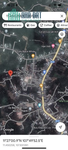 Bán lô đất đường QL 55, Lộc Thành, Bảo Lâm, Lâm Đồng