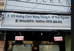 Chính chủ cần cho thuê (lâu dài, ổn định) cửa hàng, tầng 1,2,3,4 Tại 272 đường CMT8, TP. Thái