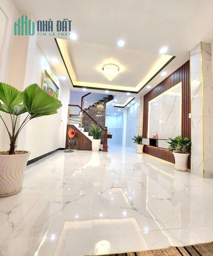 Nhà mới đẹp 2 tầng hẻm 314 Âu Dương Lân 4x12m p3q8 giá 5tỷ 350