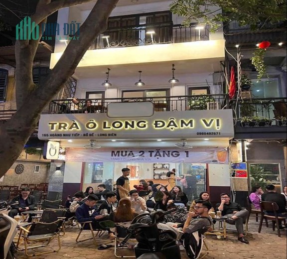 Bán nhà mặt phố Hoàng Như Tiếp, Bồ Đề, vỉa hè rộng, kinh doanh sầm uất, 110m, mặt tiền: 7 m, 33 tỷ
