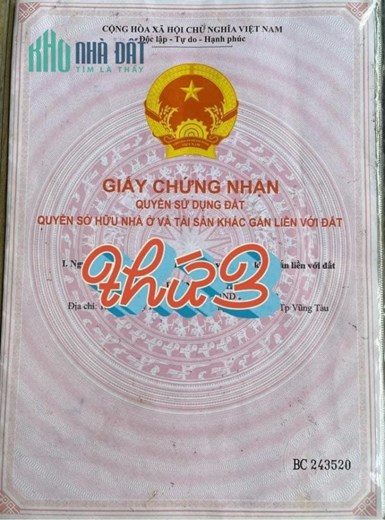 BÁN LÔ ĐẤT ĐỊA CHỈ 11/13 PHAN ĐĂNG LƯU - PHƯỜNG 3 - THÀNH PHỐ VŨNG TÀU