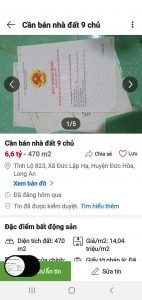 Chính Chủ Cần Bán đất Diện Tích Rộng tại Đức Hòa, Long An