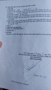 Chính Chủ Cần Bán 4 lô đất thổ cư ngay chợ Tân Hương, Tiền Giang