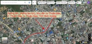 Bán đất 2 mặt tiền, đường N9 KDC Thuận Giao, thành phố Thuận An, kinh doanh buôn bán quá vip.