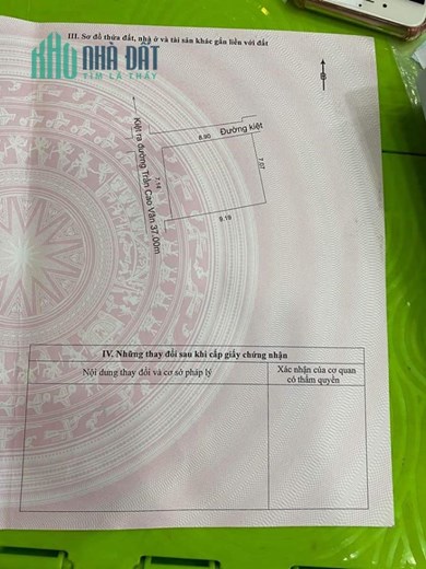 BÁN ĐẤT TẶNG 2 NHÀ TRỌ 2 MẶT KIỆT 147 TRẦN CAO VÂN - GIÁ TỐT