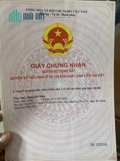 Bán nhà Thanh Bình Hà Đông, 36m2x5 tầng, Xây Mới, Nhà Mới Xịn 100% chỉ 4.2 tỷ