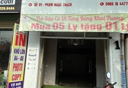 Vì lí do chuyển công tác cần sang nhượng mặt bằng vị trí măt tiền đẹp gần bệnh viện chợ  trường học