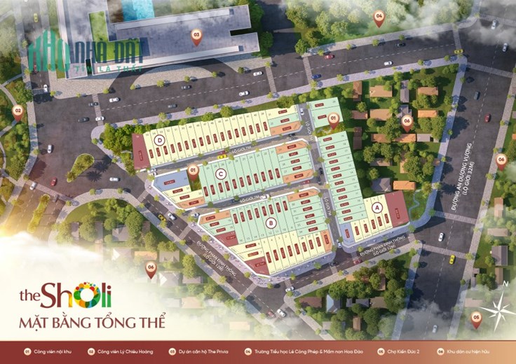 KHU TỔ HỢP NHÀ PHỐ THƯƠNG MẠI - THE SHOLI