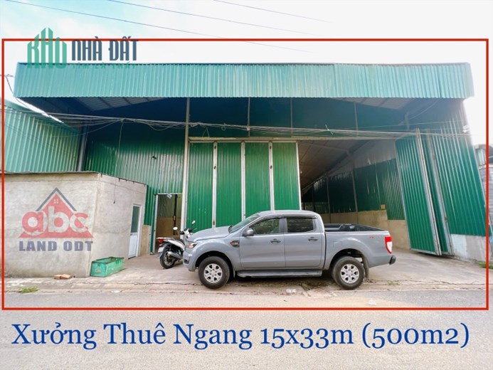 Cho thuê xưởng 500m2, P.Hố Nai ngay đài Du Sinh, giá 13tr/tháng