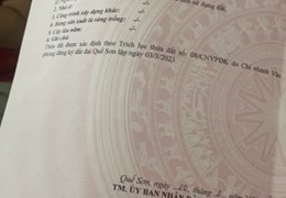 CHÍNH CHỦ bán đất vị trí đẹp tại TT Đông Phú, huyện Quế Sơn, Quảng Nam