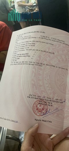 CHÍNH CHỦ bán đất vị trí đẹp tại TT Đông Phú, huyện Quế Sơn, Quảng Nam