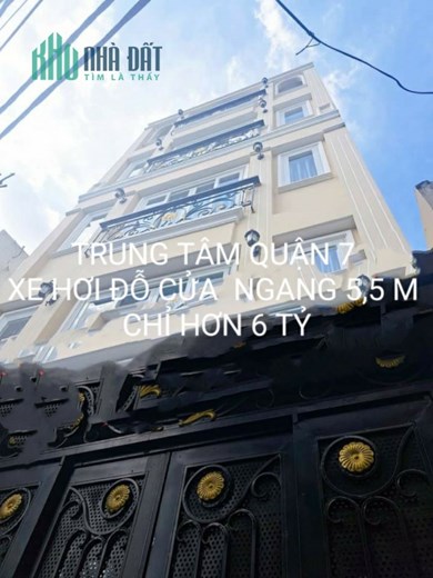 nhà mới ở ngay trung tâm quận 7 hxh chỉ hơn 6 tỷ