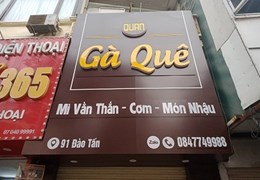 SANG NHƯỢNG QUÁN MÌ VẰN THẮN tại địa chỉ Ba  Đình – Hà  Nội