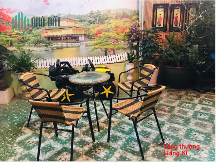 Cho thuê nhà 81m2 x 5 tầng, La Thành MT 6m oto vào