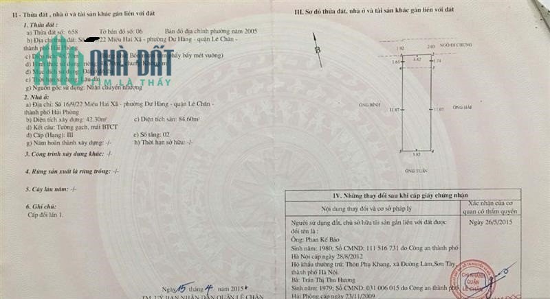 Bán nhà ngõ 22 Miếu Hai Xã, 49m 3 tầng, GIÁ 2.35 tỉ sân cổng riêng, ngõ nông