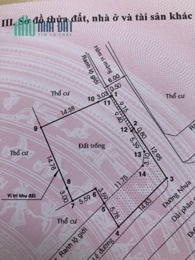 Bán gấp đất mặt tiền đường Xa Lộ Hà Nội, P. An Phú, TP. Thủ Đức - 435M- 65 TỶ