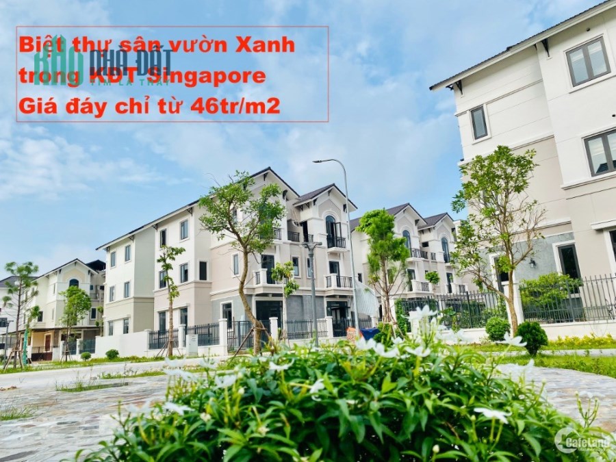 Biệt thự song lập sát Ninh Hiệp - Gia Lâm Hà Nội giá rẻ hơn thị trường 500 triệu hướng Nam mát mẻ