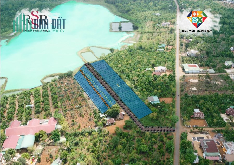 Giá tốt 150m2 đất mặt tiền ,view hồ ở Krong Năng