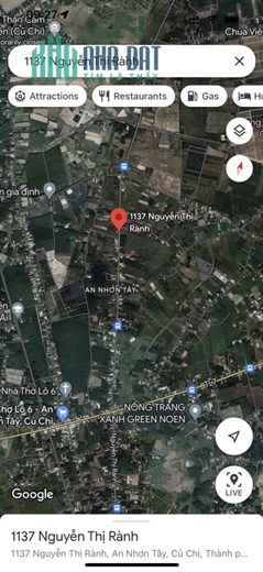 Bán đất mặt tiền Nguyễn Thị Rành, An Nhơn Tây, Củ Chi