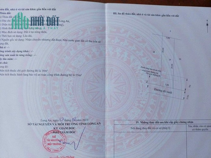 Bán đất Đức Hòa Long An