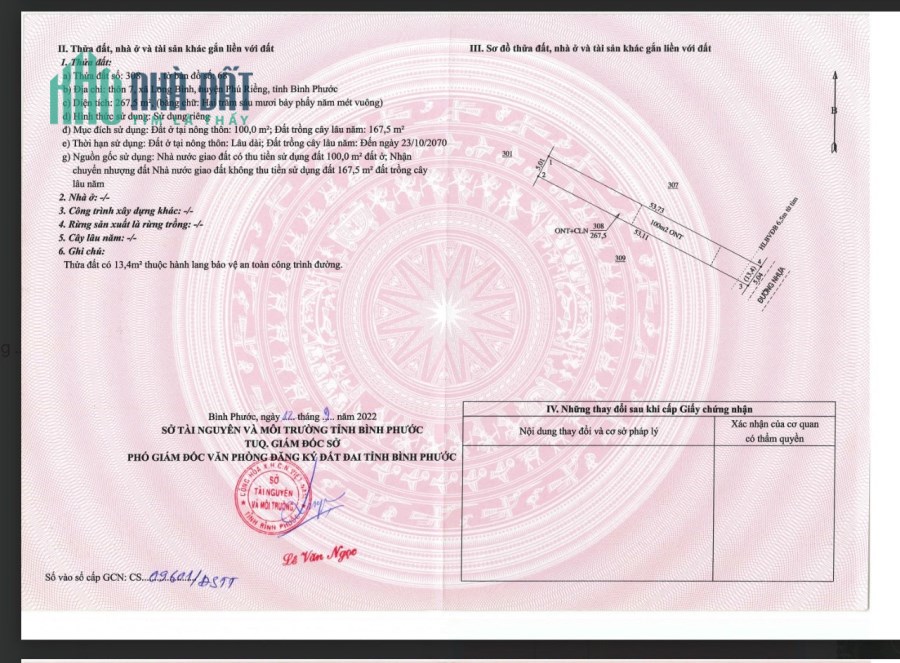 Còn duy nhất 3 lô 270m2 , lên thổ 100m2, đường nhựa 16m , cư dân về ở đông LH  0382202524