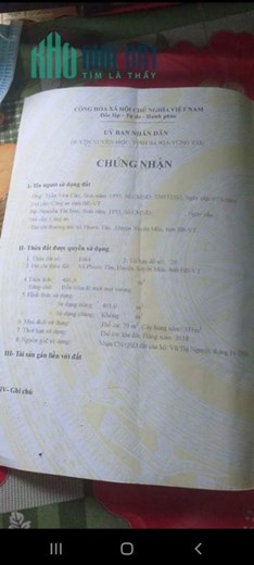 Chính chủ cần bán đất tại Phước Tân, (giáp ranh Thị Trấn Phước Bửu) Huyện Xuyên Mộc, Tỉnh Bà Rịa