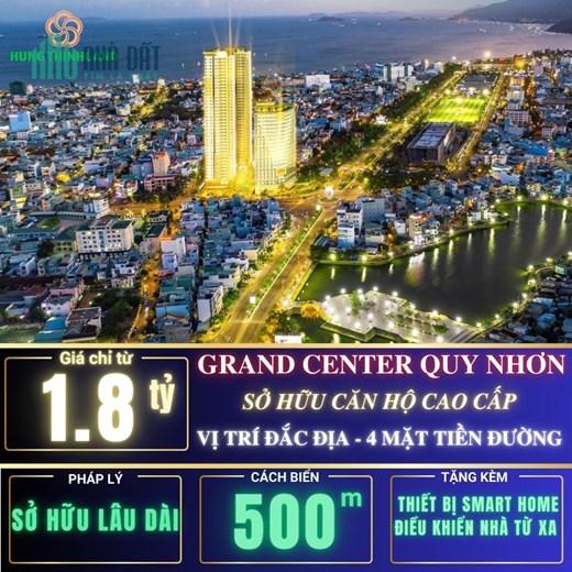 "Grand Center Quy Nhơn: Nơi đáng sống nhất tại thành phố biển Quy Nhơn"