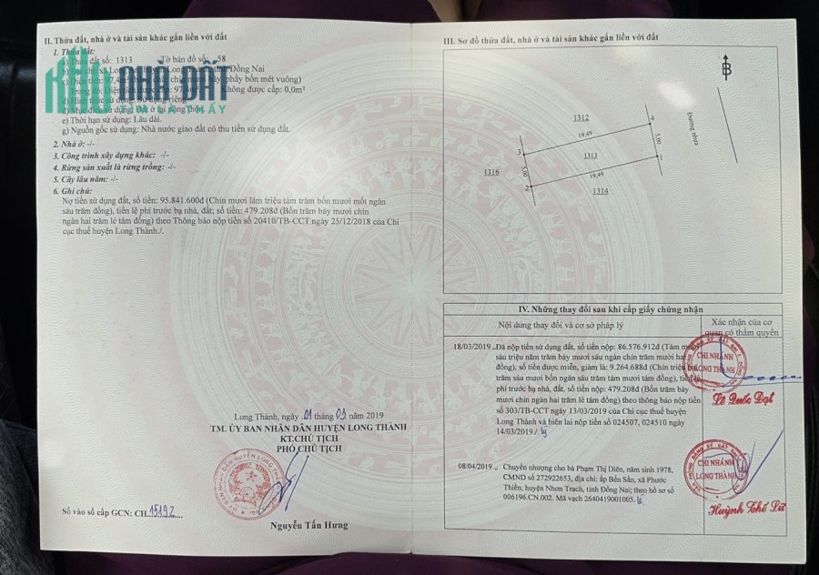 Sở Hữu Ngay Lô Đất Đẹp KDC AN THUẬN -  LONG THÀNH- ĐỒNG NAI