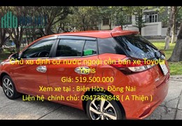 Chủ xe định cư nước ngoài cần bán xe Toyota Yaris