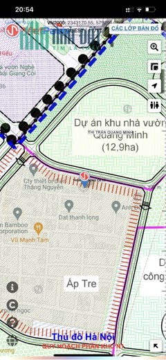 VỚI 1 TỶ NHẬP KHẨU TỔ 9 - TT QUANG MINH - MÊ LINH, QUY HOẠCH NGẬP TRÀN