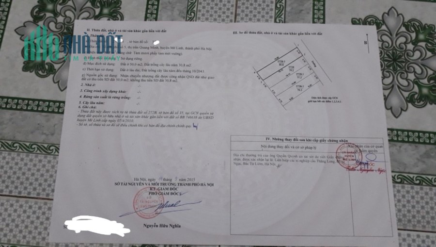 BÁN ĐẤT TỔ 5 – TT QUANG MINH, 81M2, VỊ TRÍ KINH DOANH, ĐƯỜNG OTO