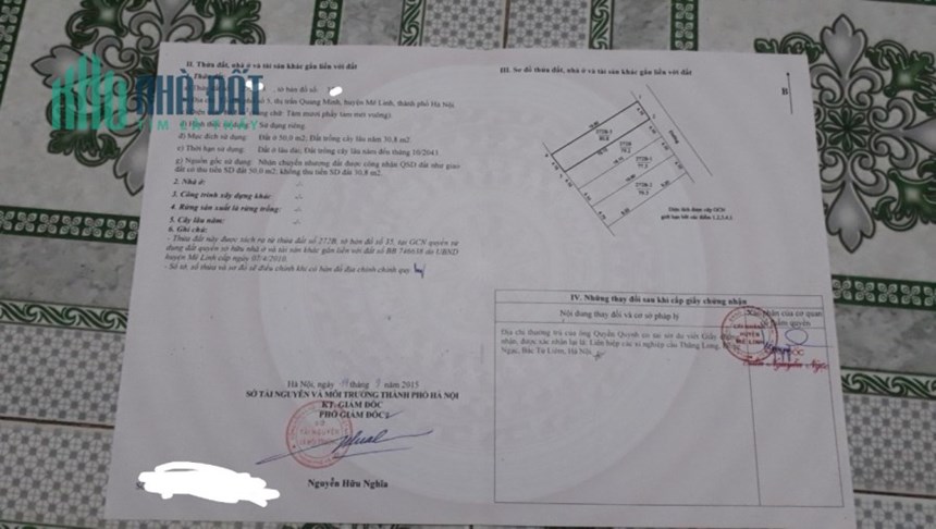 BÁN ĐẤT TỔ 5 – TT QUANG MINH, 81M2, VỊ TRÍ KINH DOANH, ĐƯỜNG OTO
