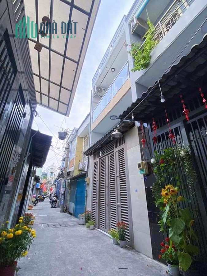 CHỢ THỐNG NHẤT (34M2) - NGANG 4M TRỆT LỮNG LẦU: 3PN 2WC - khu vực an ninh - giá tốt