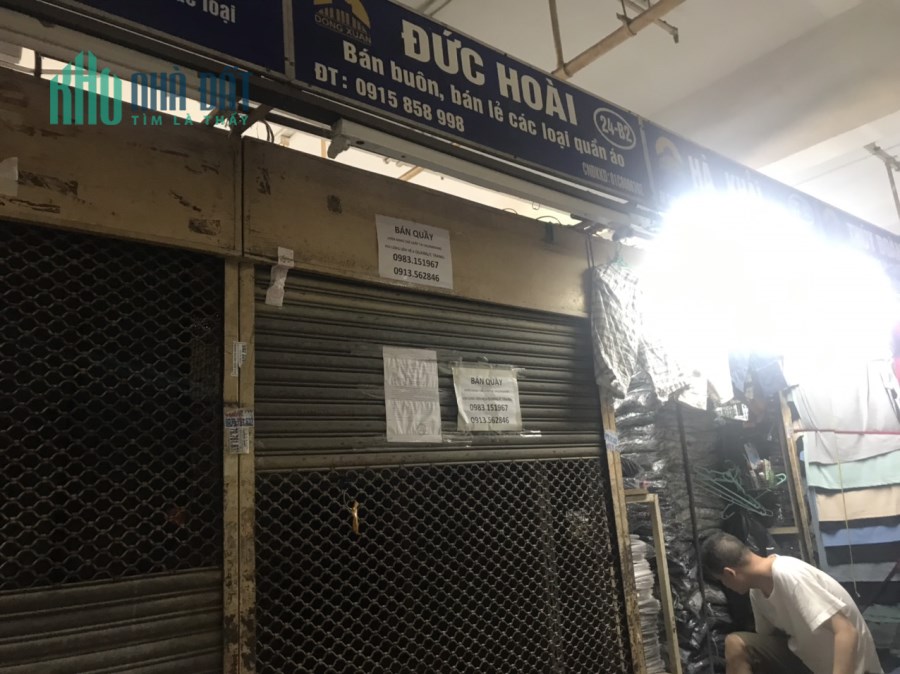 Bán quầy tại chợ Đồng Xuân, Hoàn Kiếm