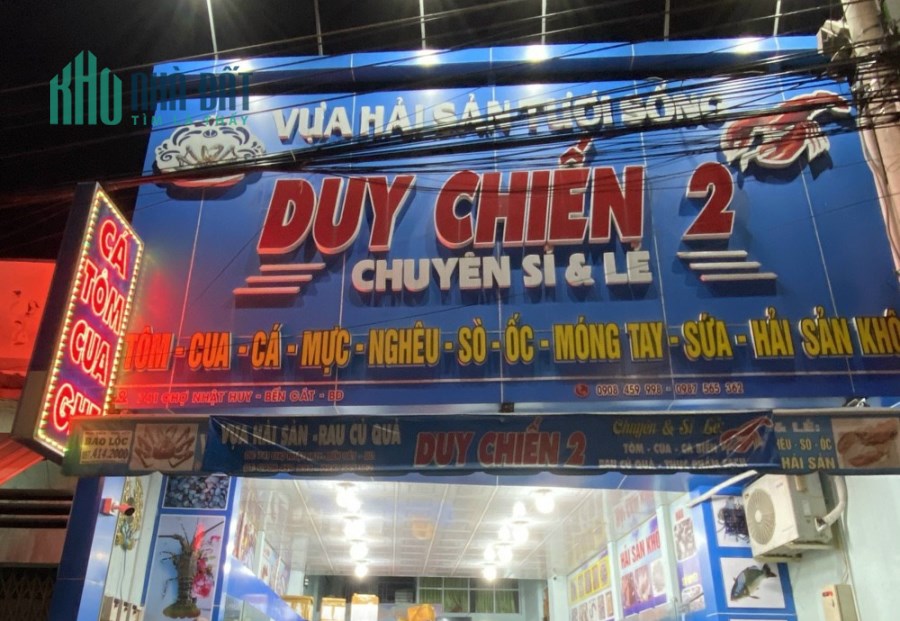 Do có nhu cầu mở nhà hàng nên e cần sang lại vựa hải sản nằm trong chợ thuận giao nhỏ, chợ đông