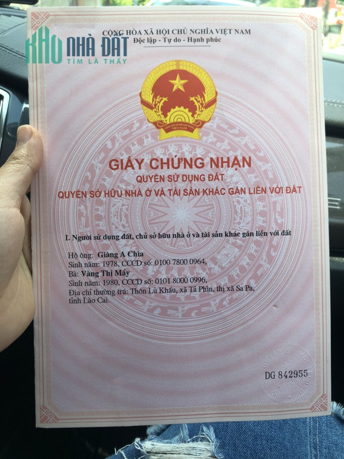 CẮT LỖ đất nền Sapa, sẵn thổ cư tại Tả Phìn, Sa pa