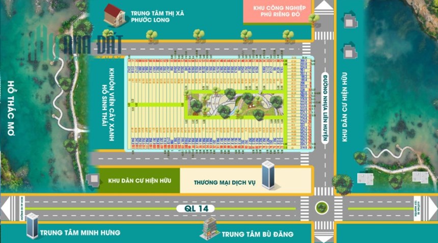 Đất view hồ nghỉ dưỡng 270triệu/nền có thổ cư